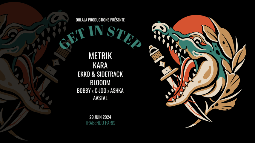 GET IN STEP w/ METRIK - KARA - EKKO & SIDETRACK - BLOOOM... cover