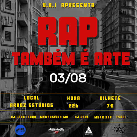 RAP TAMBÉM É ARTE cover