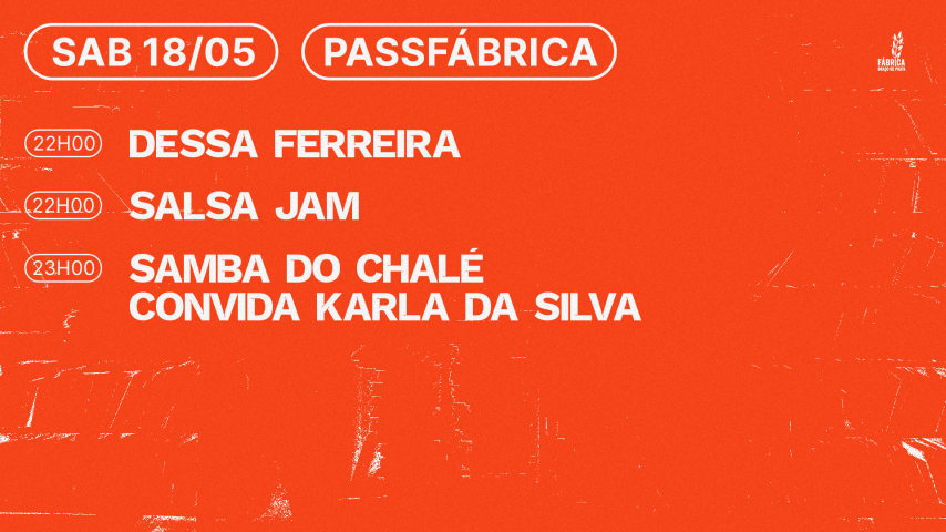 PassFábrica Sábado (18/05) cover