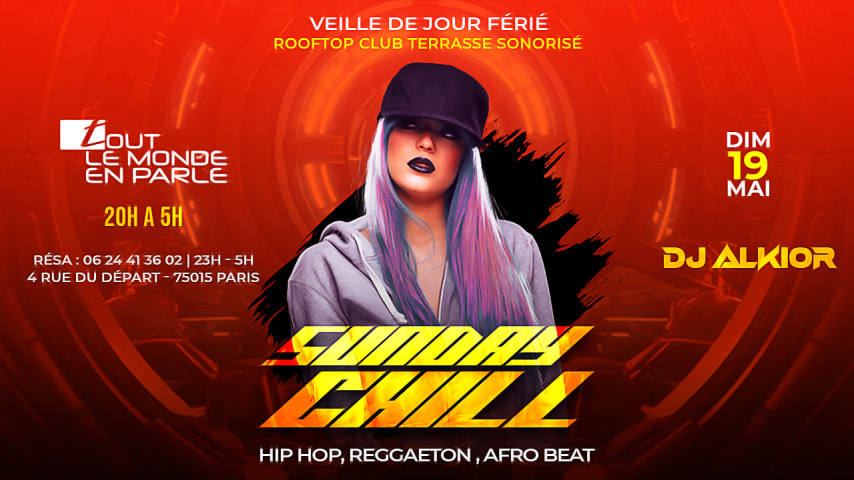 SOIREE SUNDAY CHILL ( veille de jour ferié ) cover