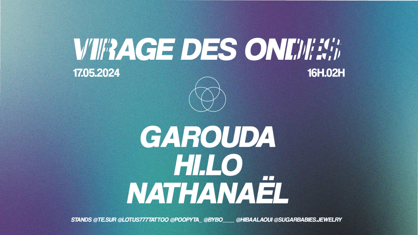 VIRAGE DES ONDES : Garouda, Hi-Lo, Nathanaël cover