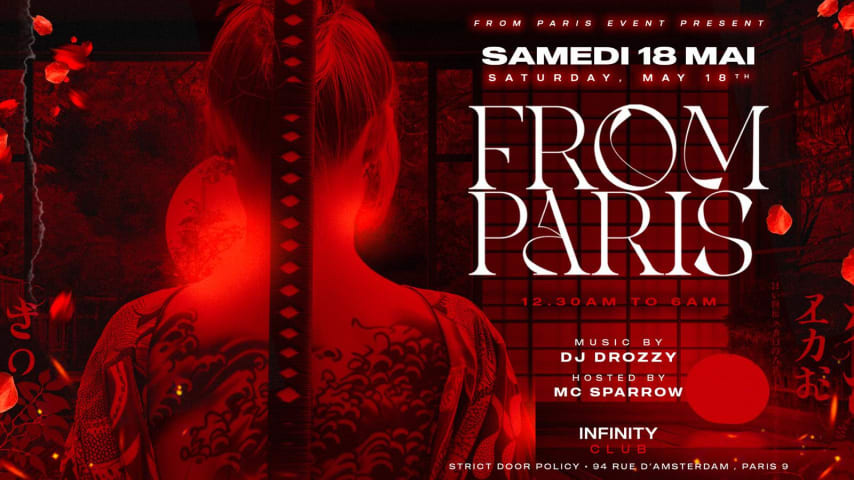 FROM PARIS, best saturday party in Paris ㊗️ cover