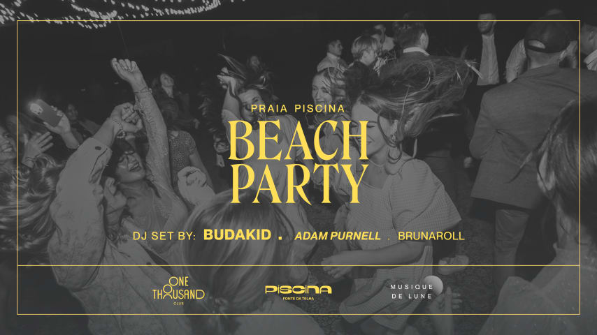 OTC x MDL: Praia Piscina Beach Party - Budakid, Adam Purnell cover