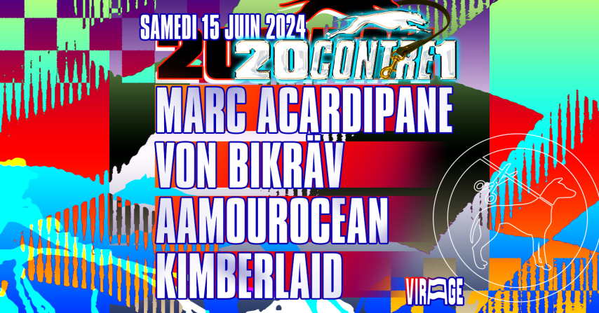 20 CONTRE 1: Von Bikräv, Marc Acardipane, aamourocean cover