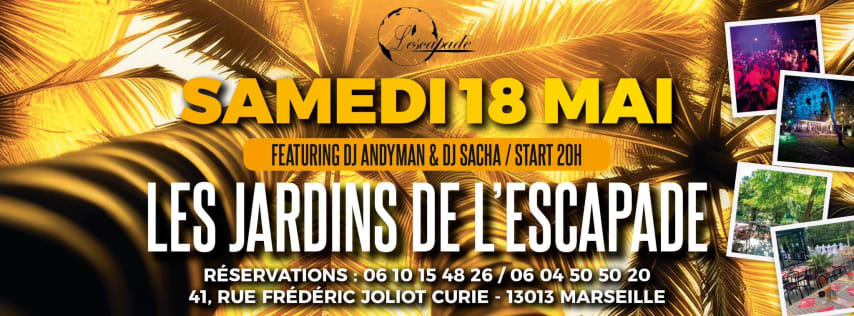 LES JARDINS DE L'ESCAPADE / DJ ANDYMAN & DJ SACHA TEBOUL cover