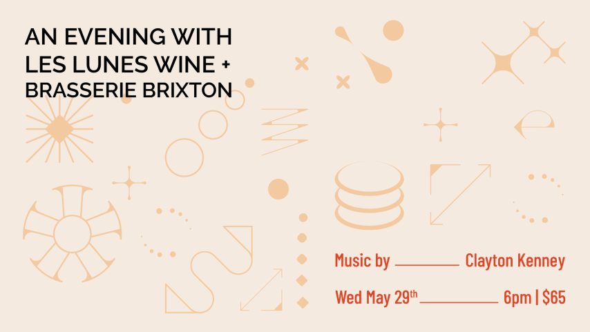 Vinyl & Vine w/Les Lunes, Brixton Brasserie, Somebody People cover