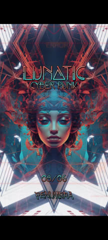 LUNATIC CYBER PUNK cover