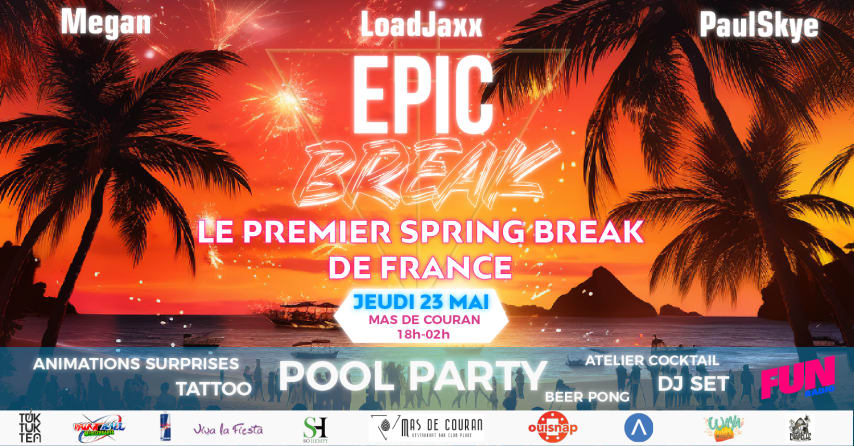 Epic Break - Premier Spring Break De France cover