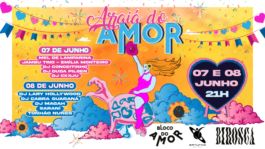 08/06: ARRAIÁ DO AMOR cover