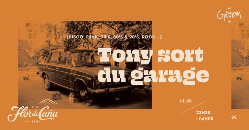 TONY SORT DU GARAGE cover