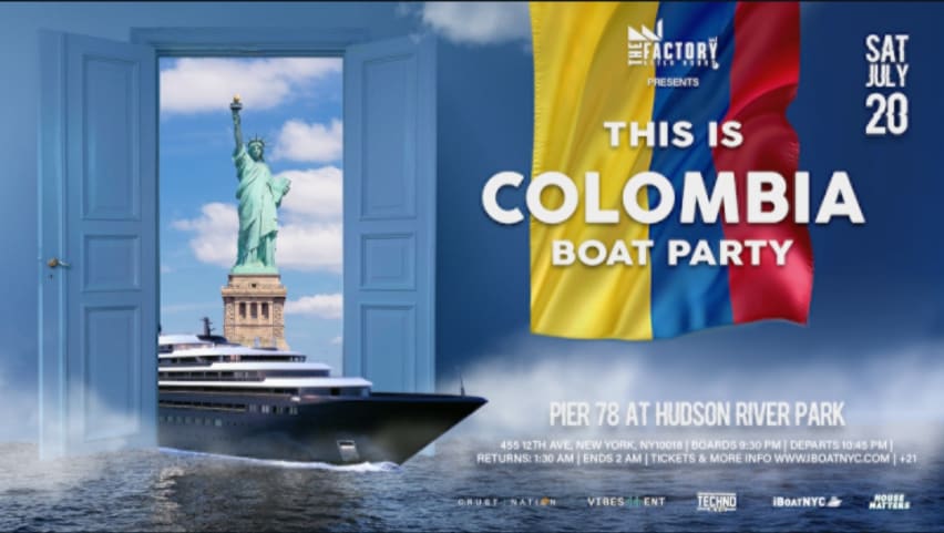 THE OFFICIAL COLOMBIA BOAT PARTY - SPECIAL GUESTS cover