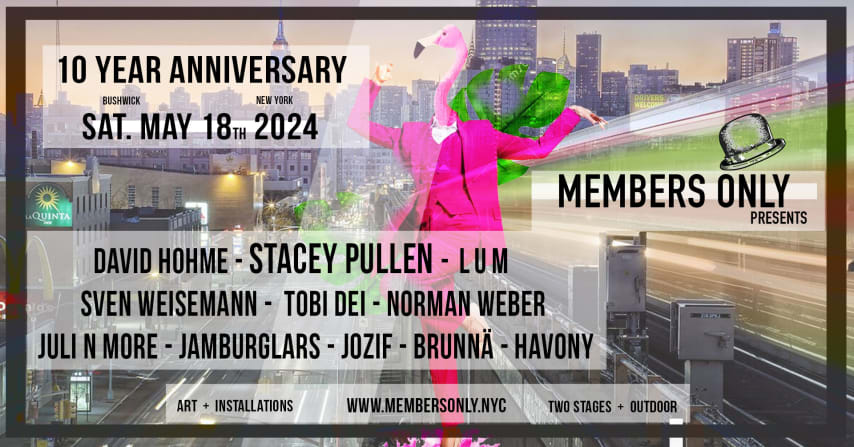 **Members Only 10-Year Anniversary** cover
