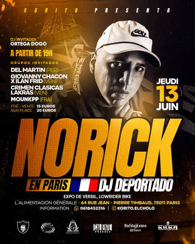 RAPPER SCHOOL Norick &  DJ Deportado (LIVE) cover