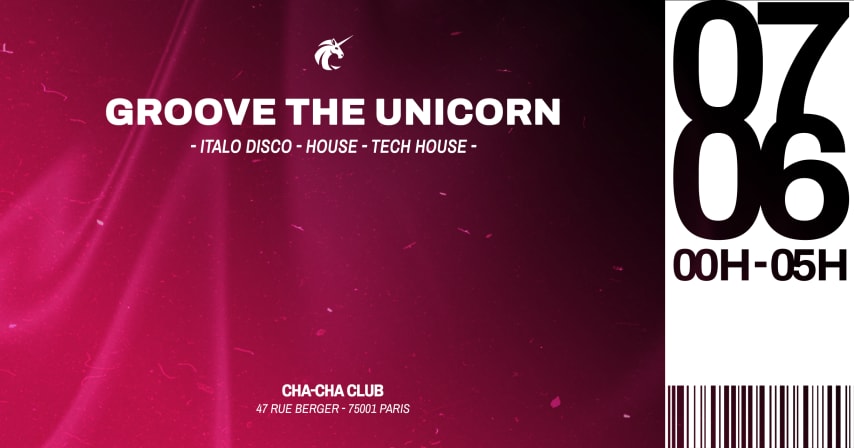 Groove The Unicorn #14 - Cha-Cha Club, Paris cover