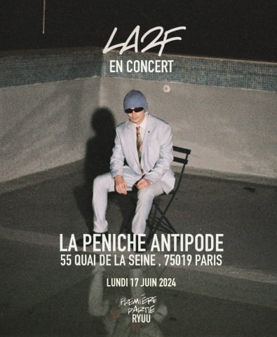LA2F en concert - Péniche Antipode cover
