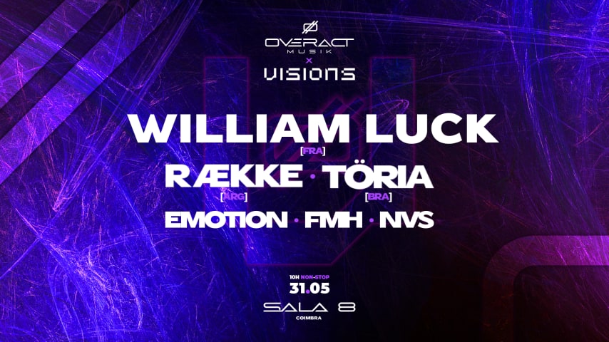 Overact Musik X Visions, Sala 8, Coimbra cover