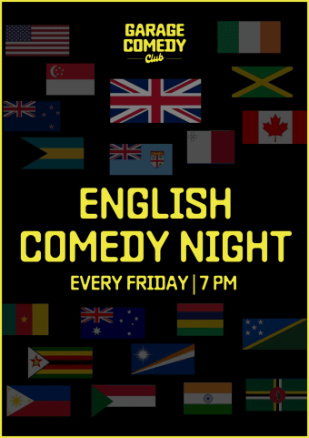 ENGLISH Comedy Club - FRIDAY MAY 24 cover