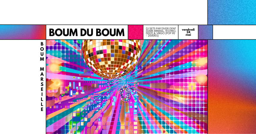 BOUM DU BOUM • DJ SETS PAR DIVER GENT & VIRGO (TECHNO, POP) cover