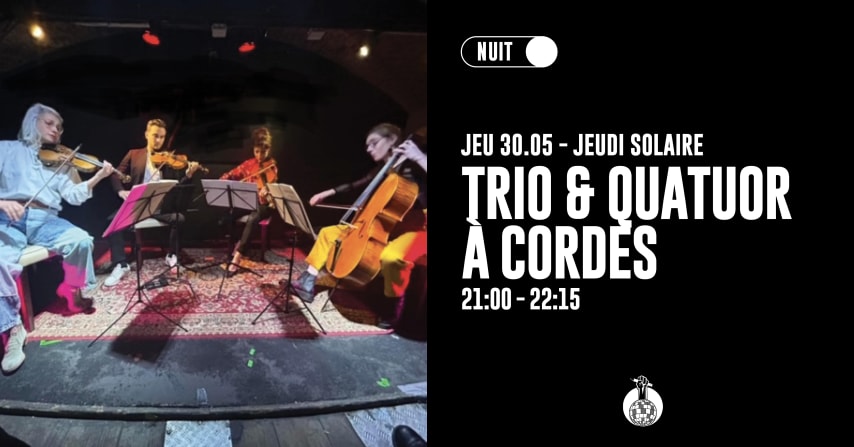 JEUDI SOLAIRE - Trio & Quatuor à cordes cover