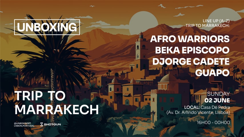 UNBOXING TRIP TO MARRAKECH cover