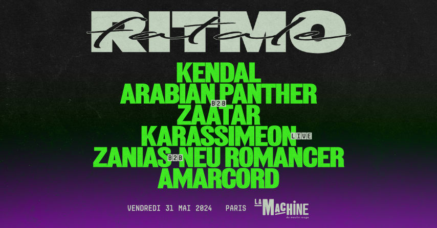 Ritmo Fatale : Kendal, Zanias, Arabian Panther, Zaatar... cover