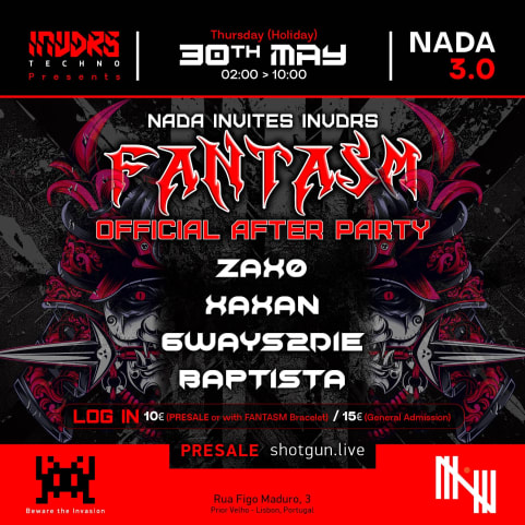 Fantasm Oficial After Party @Nada cover