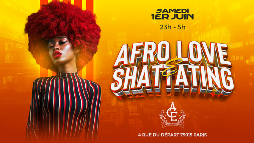 Afro love & shattating club terrasse cover