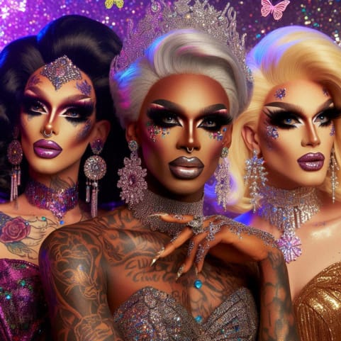 DRAG RACE FRANCE VIEWING QUEER PARTY cover