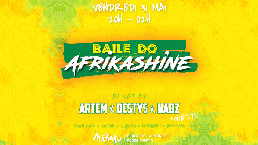 Baile do Afrikashine #boatparty cover