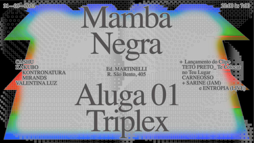 MAMBA NEGRA .* ALUGA UM TRIPLEX @ EDIFÍCIO MARTINELLI .* cover