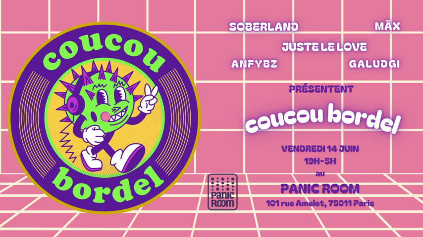 COUCOU BORDEL TAKES OVER PANIC ROOM AGAIN cover