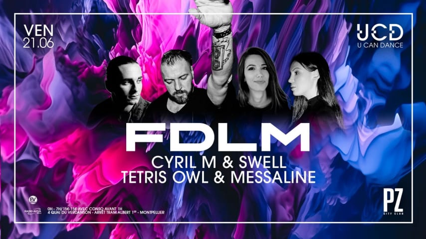 UCD X FDLM X CYRIL M & SWELL X TETRIS OWL & MESSALINE cover