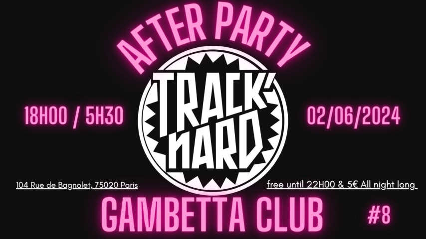 TRACK'NARD AFTERPARTY #8 cover