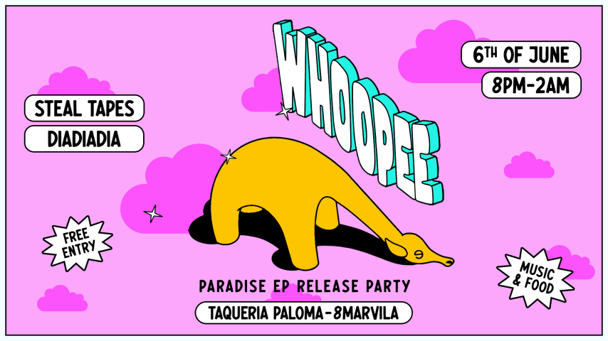 WHOOPEE PARADISE EP RELEASE PARTY cover