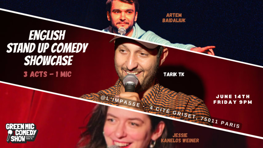 Standup Comedy in English : Three Acts & One Mic cover