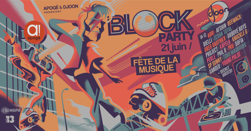 BLOCK PARTY - Fête de La Musique 2024 - Djoon x Apogé cover