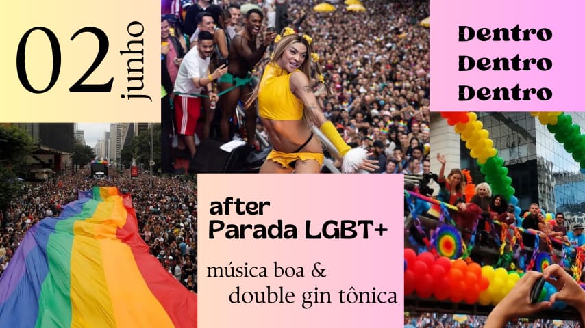 After Parada LGBTQIA+ no Dentro Bar cover