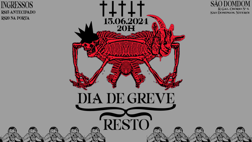 RESTO E DIA DE GREVE @ SÃO DOM DOM cover