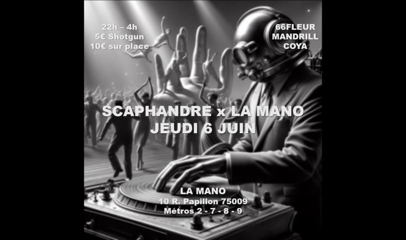 SCAPHANDRE X LA MANO cover