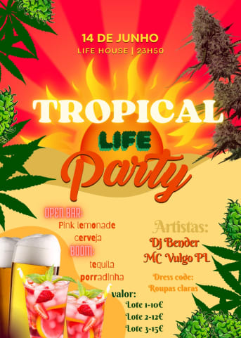 Tropical Life Party cover