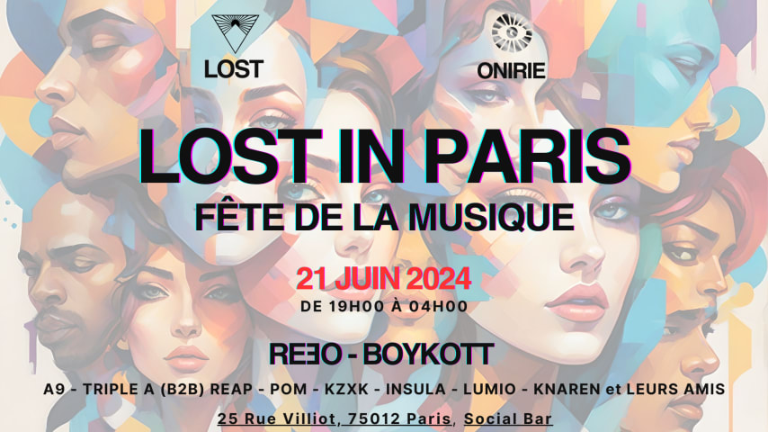 Lost in Paris x Onirie - Fête de la musique cover