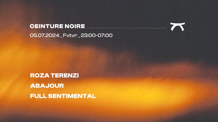 Ceinture Noire w/ Roza Terenzi, Abajour, Full Sentimental cover