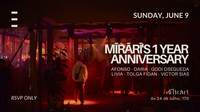 Mirari's 1 Year Anniversary cover