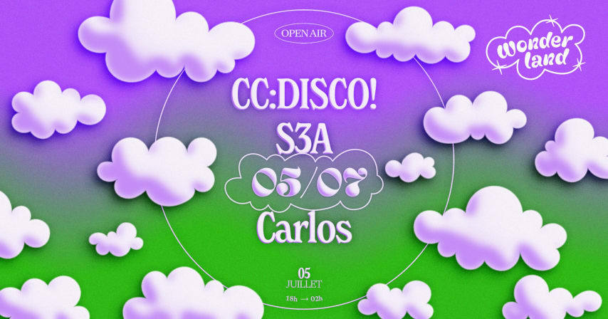 Wonderland invite : CC:DISCO! - S3A - Carlos cover