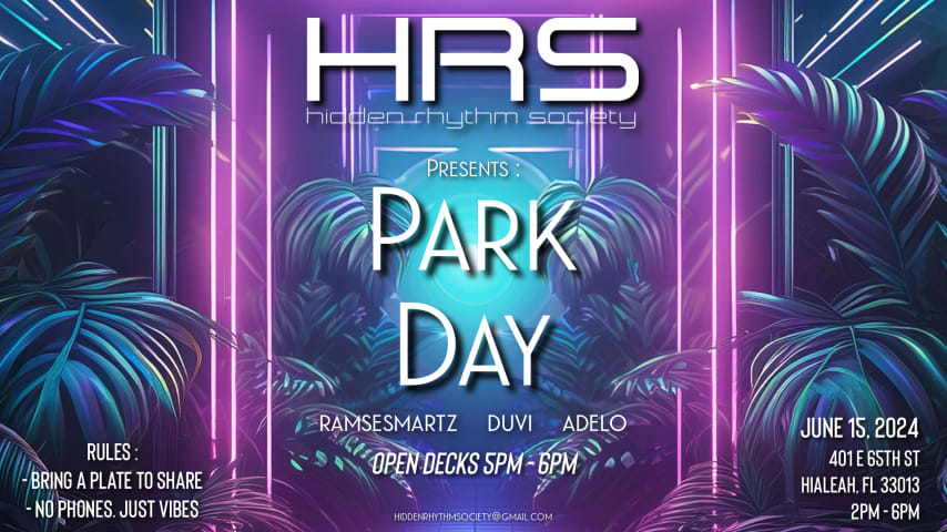 Hidden Rhythm Society Presents: Park Day cover