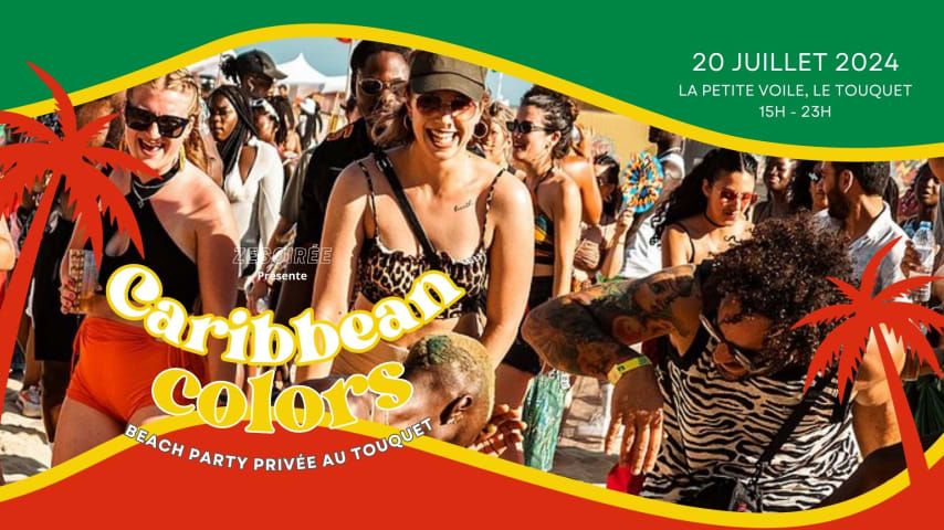 Caribbean colors - Beach party au Touquet cover