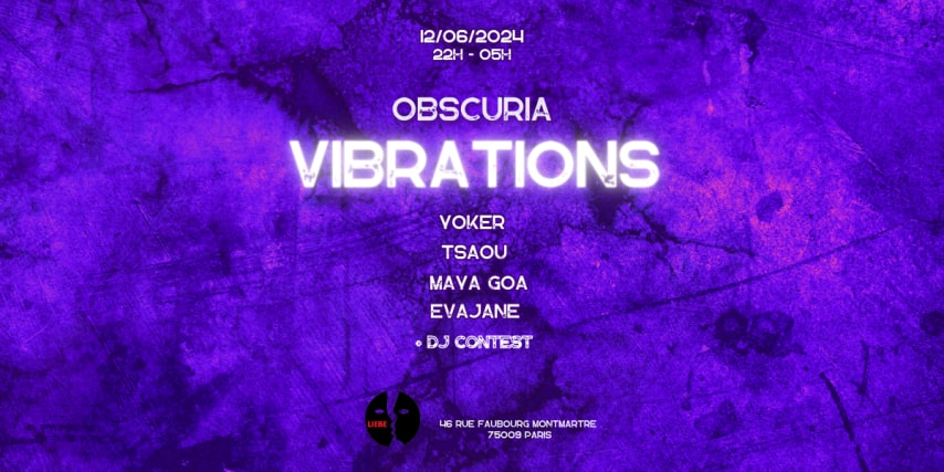 Obscuria présente : VIBRATIONS cover