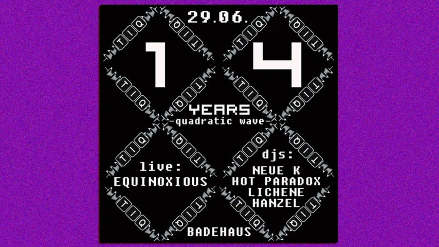 TIQ 14 YEARS -quadratic wave-  LIVE: EQUINOXIOUS cover