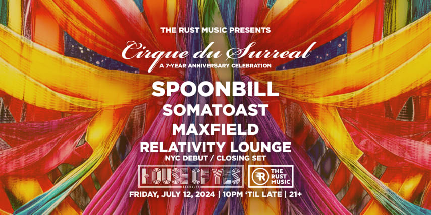 CIRQUE DU SURREAL · Spoonbill · Somatoast + cover