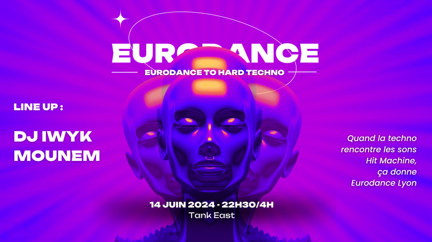 Eurodance to Hard Techno : DJ IWYK - MOUNEM cover